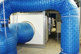 Гибкий вентиляционный короб - AERTEX® - Sinteco Impianti Srl - текстильный / для системы отопления