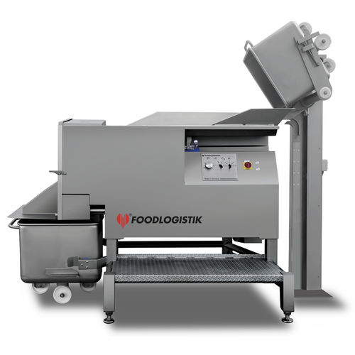 Машина для нарезания на кубики для мяса - DicR® capacity 140 - FOODLOGISTIK Fleischereimaschinen GmbH - из нержавеющей стали / высокое качество