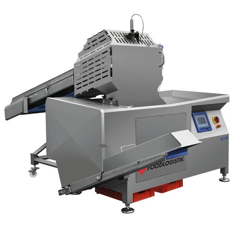 Машина для нарезания на кубики для сыра - cheese line 200 - FOODLOGISTIK Fleischereimaschinen GmbH - из нержавеющей стали / автоматическая