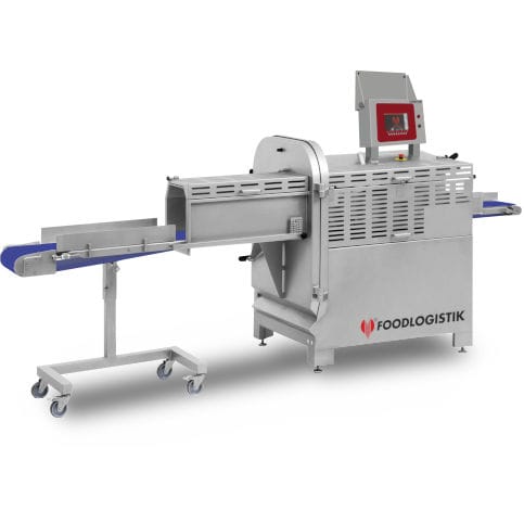 Машина для нарезки для свинины - line 25 - FOODLOGISTIK Fleischereimaschinen GmbH - для колбасы / для рыбы / автоматическая
