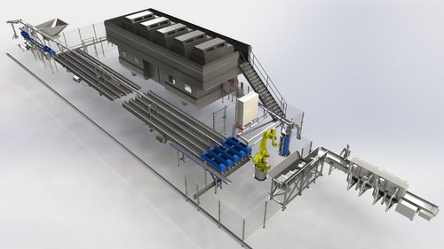 Система автоматизации процесса для производственного станка - Hiperbaric S.A. - процесса