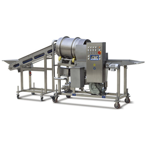 Автоматическая панировочная машина - GJJ400 - II - Hiwell Machinery Co., Ltd. - непрерывного действия / с барабаном / для мяса