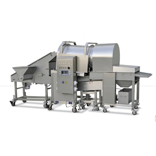 Автоматическая панировочная машина - GFJ600-VII - Hiwell Machinery Co., Ltd. - с барабаном / для мяса / для рыбы