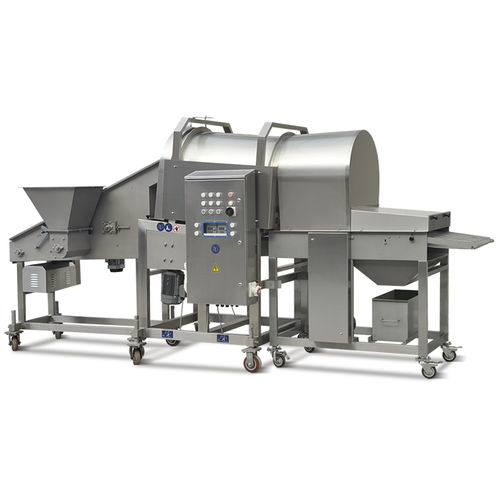Автоматическая панировочная машина - GXJ600 - Hiwell Machinery Co., Ltd. - непрерывного действия / с барабаном / для куриного филе