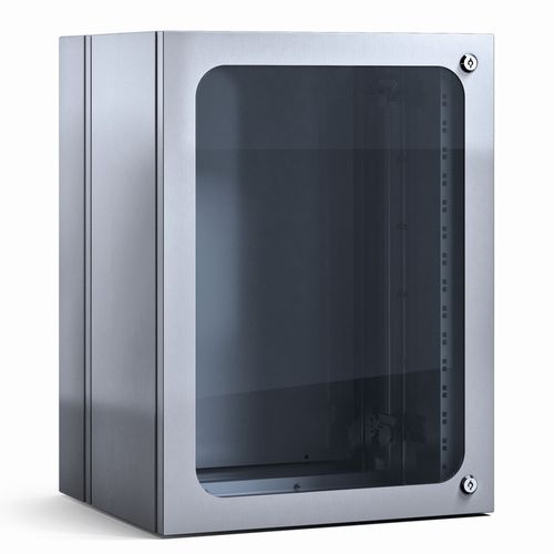 Корпус стойка 19 дюймов - EKR - Irinox S.p.A. - прямоугольный / из нержавеющей стали / с прозрачной дверью