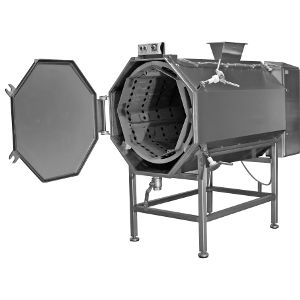 Очистительная установка с вращающимся барабаном - KRS 300 - KERRES GmbH - с растворителем / для воды / автоматическая