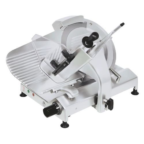 Машина для нарезки мяса - CF-350 - MAINCA - Equipamientos Carnicos S.L. - ручная / с дисковым ножом / 230В однофазная