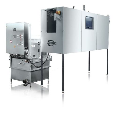 Очистительная установка струей воды - Heinz Marchel GmbH & Co. KG - автоматическая / для пищевой промышленности / из нержавеющей стали
