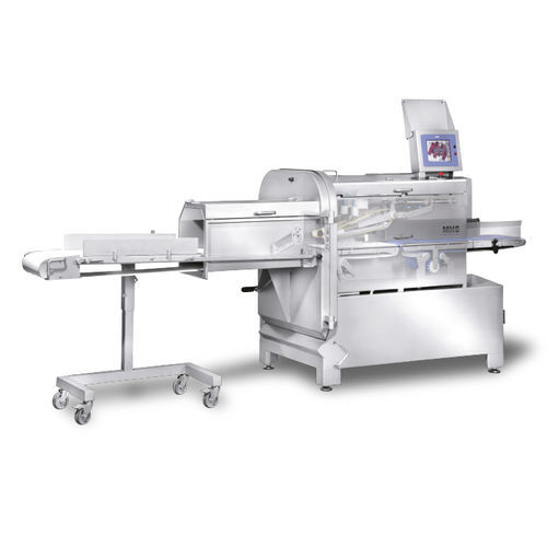 Машина для нарезки мяса - ICC 28 - MHS Schneidetechnik GmbH - полностью автоматическая / 400В трехфазная / напольная