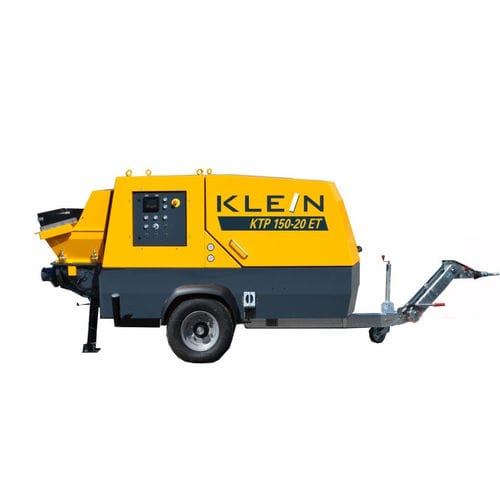Бетононасос на прицепе - KTP 150-20 - Klein GmbH - для строительства / электрический