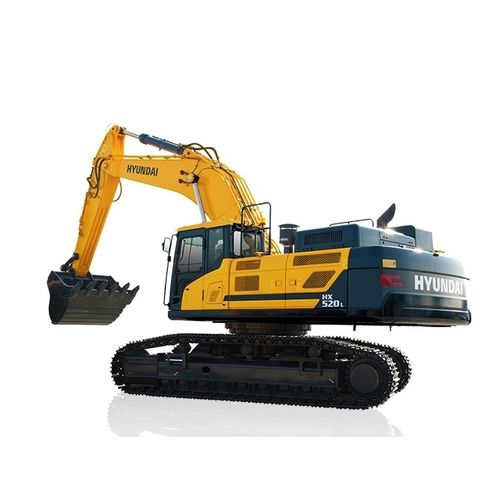Тяжелый экскаватор - HX520L - HYUNDAI HEAVY INDUSTRIES - гусеничный / дизельный / для строительной площадки