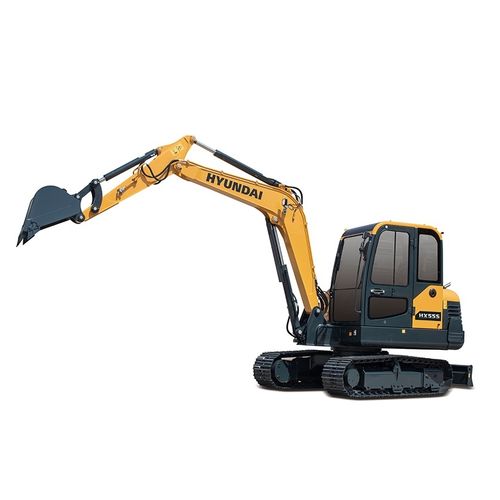 Экскаватор мини - HX55S - HYUNDAI HEAVY INDUSTRIES - гусеничный / дизельный / для строительной площадки