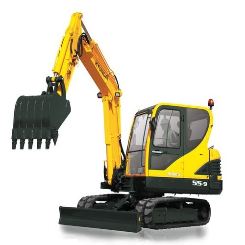 Экскаватор мини - R55-9 - HYUNDAI HEAVY INDUSTRIES - гусеничный / дизельный / для строительной площадки