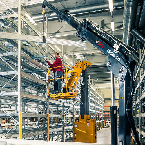 Башенный кран на грузовике - T-HIDUO 029, T-DUO 029 - Hiab - со стрелой / для строительства / для тяжелых условий эксплуатации