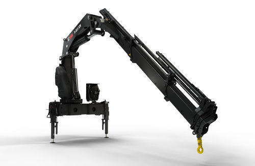 Башенный кран на грузовике - X-CLX 528 - Hiab - с манипулятором / для разгрузочно-погрузочных работ / для тяжелых условий эксплуатации