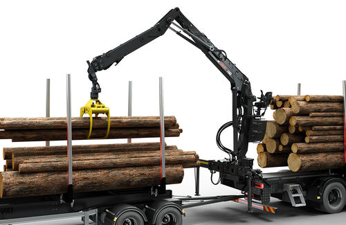 Лесопогрузчик с манипулятором - 140Z, 150Z series - Hiab - на грузовике