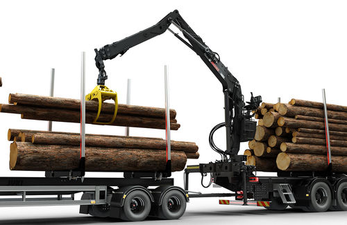 Лесопогрузчик с манипулятором - 1400Z series - Hiab - на грузовике