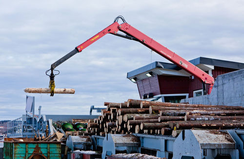Лесопогрузчик с манипулятором - 2080SR, 2490S series - Hiab - на грузовике