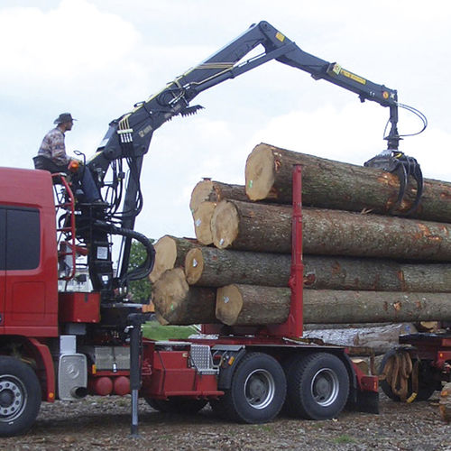 Лесопогрузчик с манипулятором - 2640Z series - Hiab - на грузовике