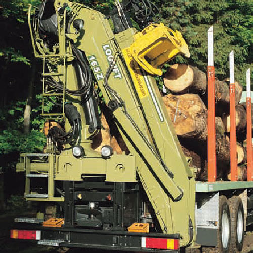 Лесопогрузчик с манипулятором - 165Z series - Hiab - на грузовике