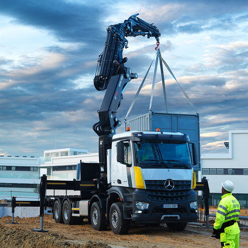 Башенный кран на грузовике - X-HIPRO 1058 - Hiab - со стрелой / складной / для строительства