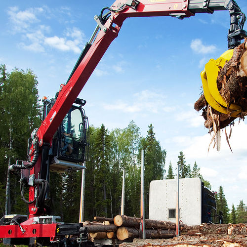 Лесопогрузчик с манипулятором - 1088S series - Hiab - на грузовике