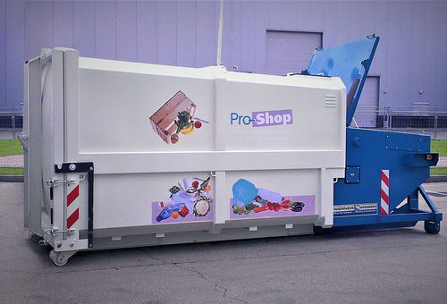 Подвижный уплотнитель отходов - SKPC series - Werner & Weber GmbH - горизонтальный