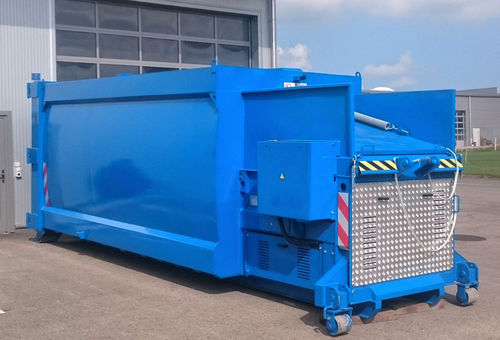 Уплотнитель картонных отходов - MSV series - Werner & Weber GmbH - дерево / бумага / подвижный