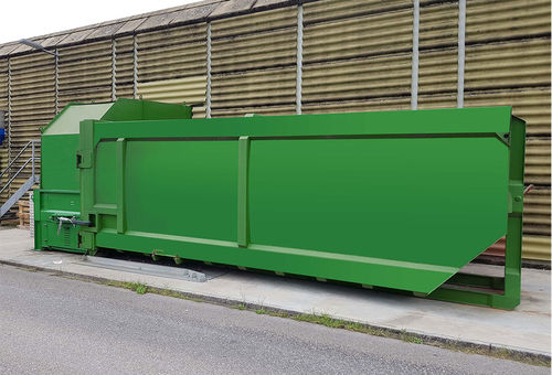 Подвижный уплотнитель отходов - P series - Werner & Weber GmbH - горизонтальный