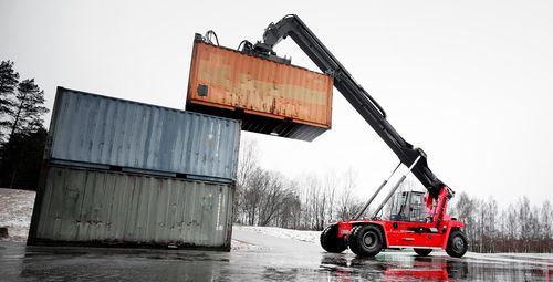Телескопический вилочный погрузчик контейнеровоз - DRG100-120 - Kalmar