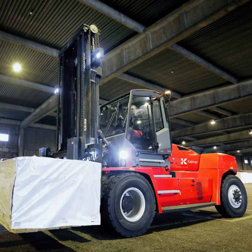 Электрический вилочный погрузчик - DCG100-180T - Kalmar - с дизельным двигателем / с местом для сидения водителя / для контейнеров