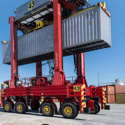 Контейнерный погрузчик для контейнера - Kalmar - электрический / колесный