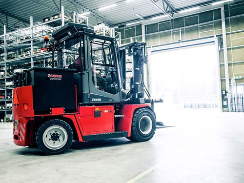 Электрический вилочный погрузчик - 5 000 - 9 000 kg | ECG50-90 - Kalmar - с местом для сидения водителя / 4-колесный
