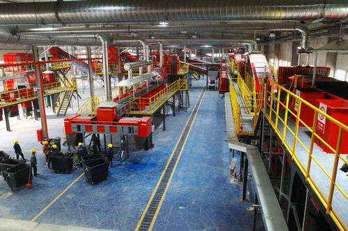 Станция обработки отходов твердые бытовые отходы - Harden Machinery Ltd. - смешанные отходы / домашняя / с разделителями