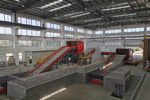Станция обработки крупногабаритных отходов - Harden Machinery Ltd. - автоматизированная / с разделителями / с измельчителем