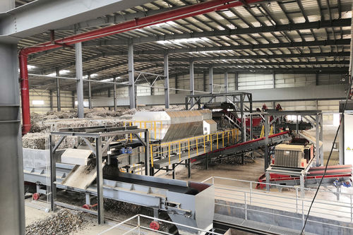 Станция обработки бумажных отходов - Harden Machinery Ltd. - автоматизированная / с конвейером / с разделителями