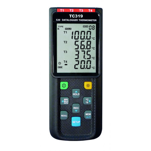 Термометр с термопарой - TC 319 - Dostmann electronic GmbH - с дисплеем LCD / °C / USB