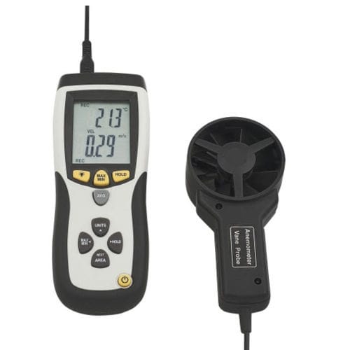 Анемометр винт - VA 893 - Dostmann electronic GmbH - цифровой / переносной