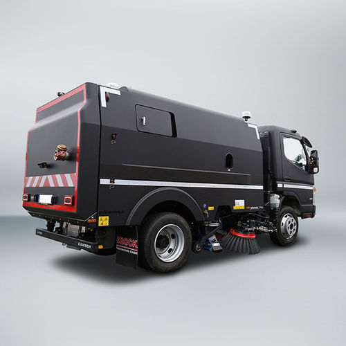 Подметальная машина автономный блок - VS4 - BROCK Kehrtechnik GmbH - электрическая / для улиц / для листьев