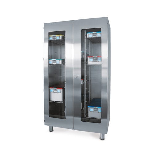 Шкаф для хранения - 504 series - Conf Industries S.r.l. - напольный / с полками / с двойной дверью