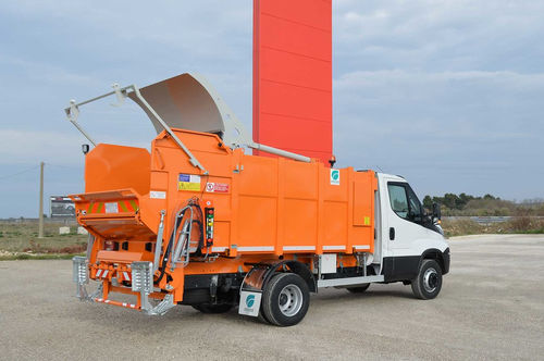 Уплотнитель отходов смешанные отходы - K2 S - COS.ECO INDUSTRIE GROUP SRL - подвижный / гидравлический / с боковой загрузкой