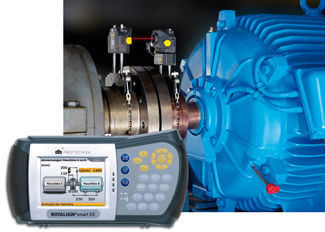 Искробезопасная система выравнивания - ATEX, IECEx | ROTALIGN smart EX - PRÜFTECHNIK Alignment Systems GmbH