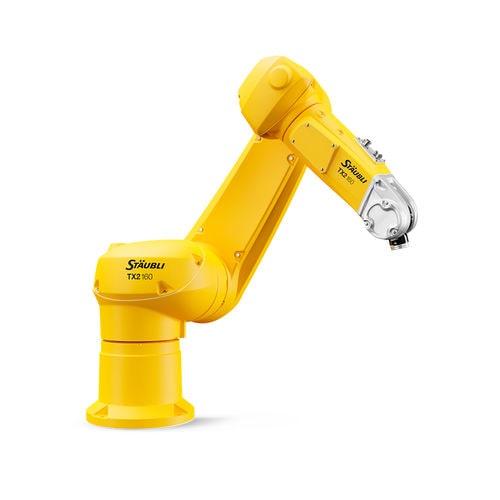 Шарнирный робот - TX2-160 - Stäubli Robotics - коллаборативный / 6 осей / напольный