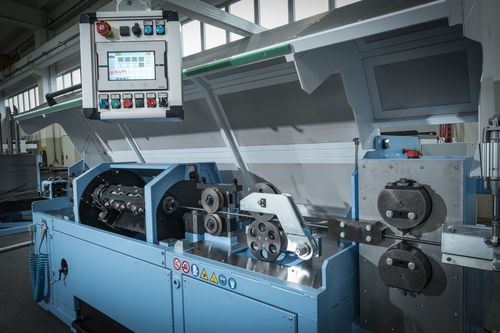 Правильный станок для металлической детали - A.W.M. S.p.A. Automatic Wire Machines - для проводов / автоматический
