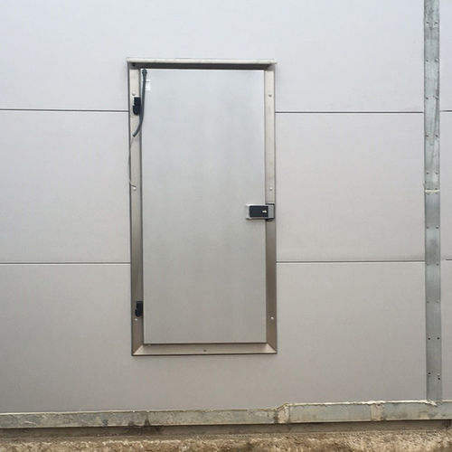 Ворота для холодильной камеры - Door System A/S - створчатый / из нержавеющей стали / из гальванизированной стали
