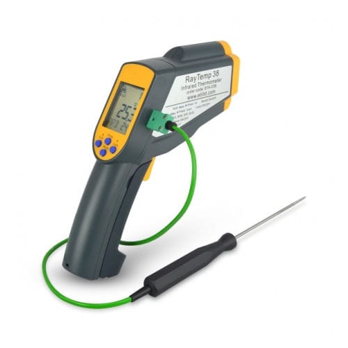 Инфракрасный термометр - RayTemp 38 - Electronic Temperature Instruments Ltd - с зондом / с дисплеем LCD / с двойной лазерной наводкой
