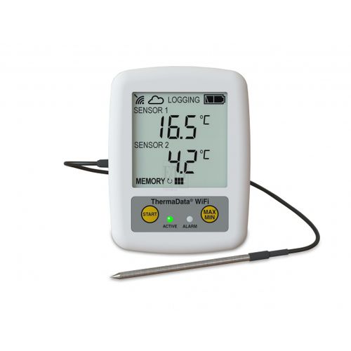 Регистратор данных для измерения температуры - ThermaData TD1F - Electronic Temperature Instruments Ltd - USB / WiFi / с дисплеем LCD