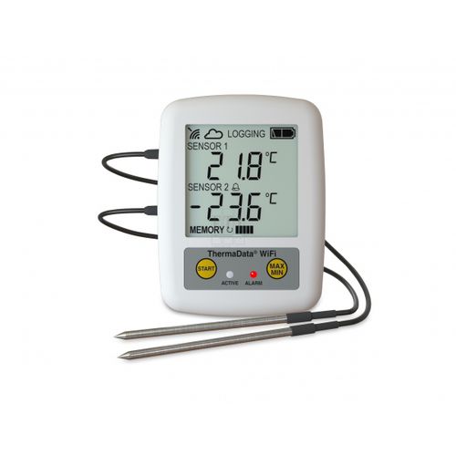 Регистратор данных для измерения температуры - ThermaData TD2F - Electronic Temperature Instruments Ltd - WiFi / с дисплеем LCD / для контроля