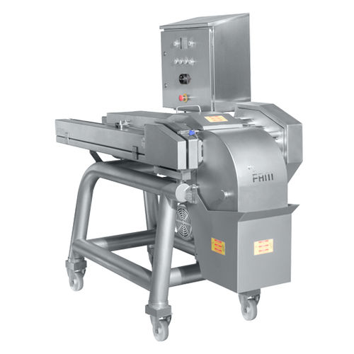Машина для нарезания на кубики для мяса - Yuran Hytec 240 - FAM nv - для рыбы / для фруктов и овощей / из нержавеющей стали