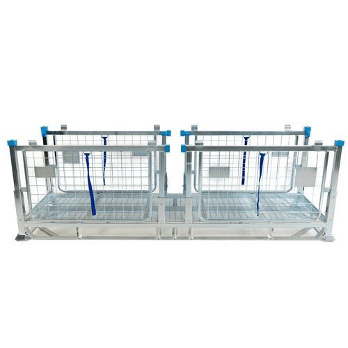 Складной ящичный поддон - SmartCube® Jumbo - K. Hartwall Ltd - решетчатый / транспортный / для защиты